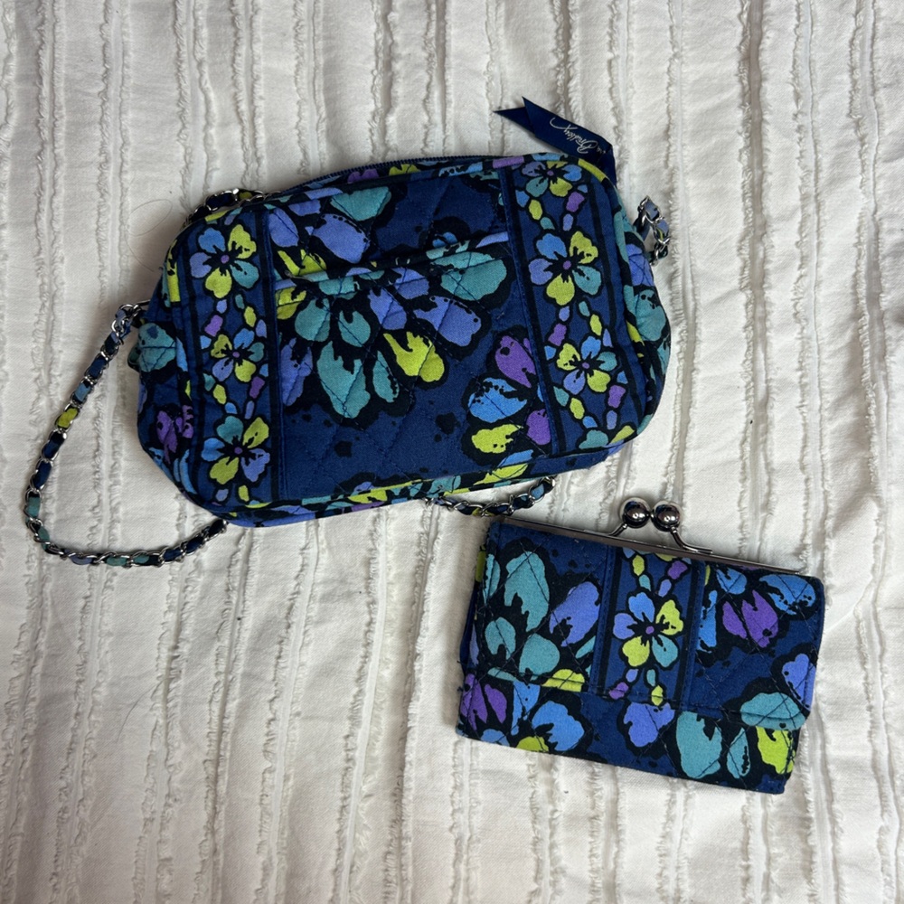 Vera Bradley Purse and Wallet Set